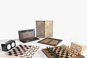 Board games set, an Object 3D Model by Snji | 3D Models (Thumbnail 1 of 30)