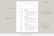 Professional Resume Template Nurse, a Resume Template by PAPPERMINT RESUME STUDIO (Thumbnail 3 of 7)