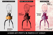 Misprinter for Adobe Photoshop, a Layer Style Add-On by Guerillacraft (Thumbnail 2 of 6)