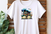Watercolor Fantasy Books Clipart, an Education Illustration by LA Design (Thumbnail 8 of 10)