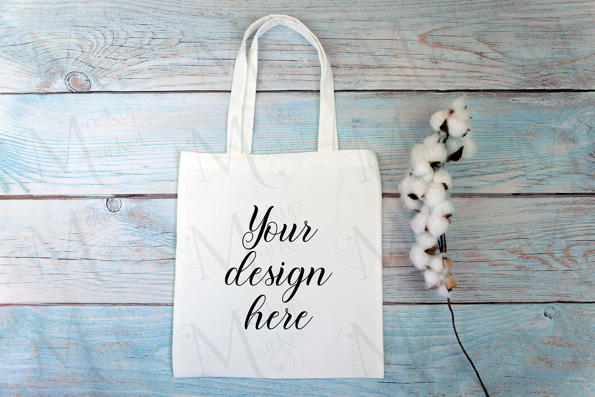 Tote bag Mockup Bundle with cotton., a Print Template by MockupMarket (Photo 3 of 7)