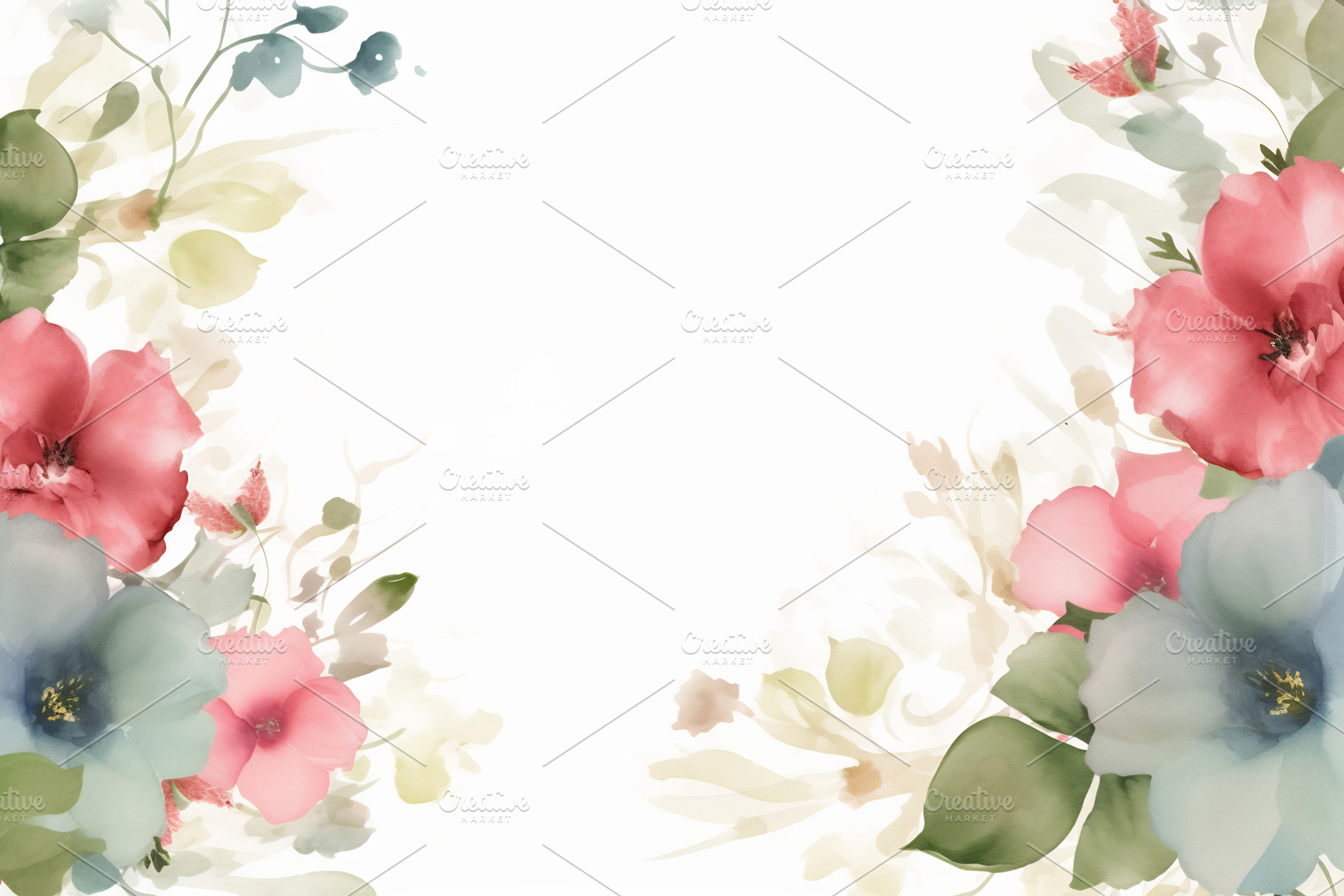 Soft floral border design, a Photo by Beautiful things