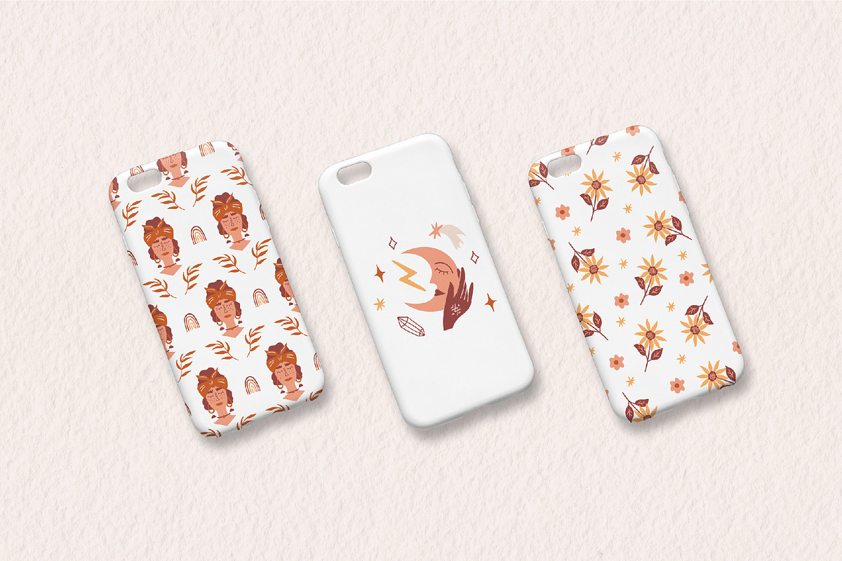 Boho Summer | Vector collection, a Decorative Illustration by katieromanoff_art (Photo 5 of 11)