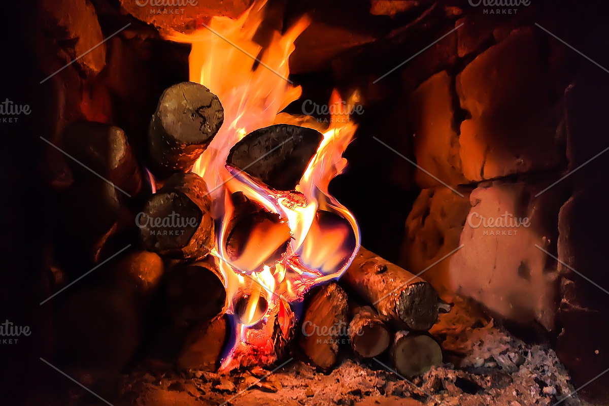 Cozy Fireplace, a Holiday Photo by pictures for you (Photo 1 of 4)