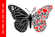 Split wings butterfly illustration, a Decorative Illustration by nandinigraphics (Thumbnail 1 of 3)