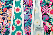 Crazy Colors Flowers, a Decorative Illustration by Bloomart Studio (Thumbnail 2 of 8)