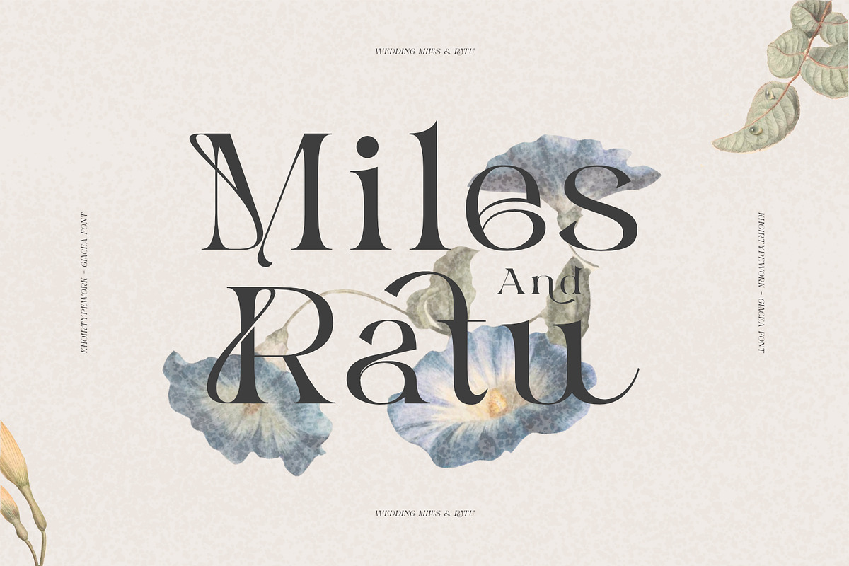GLACEA - Display Font, a Font by Khoir (Photo 5 of 14)