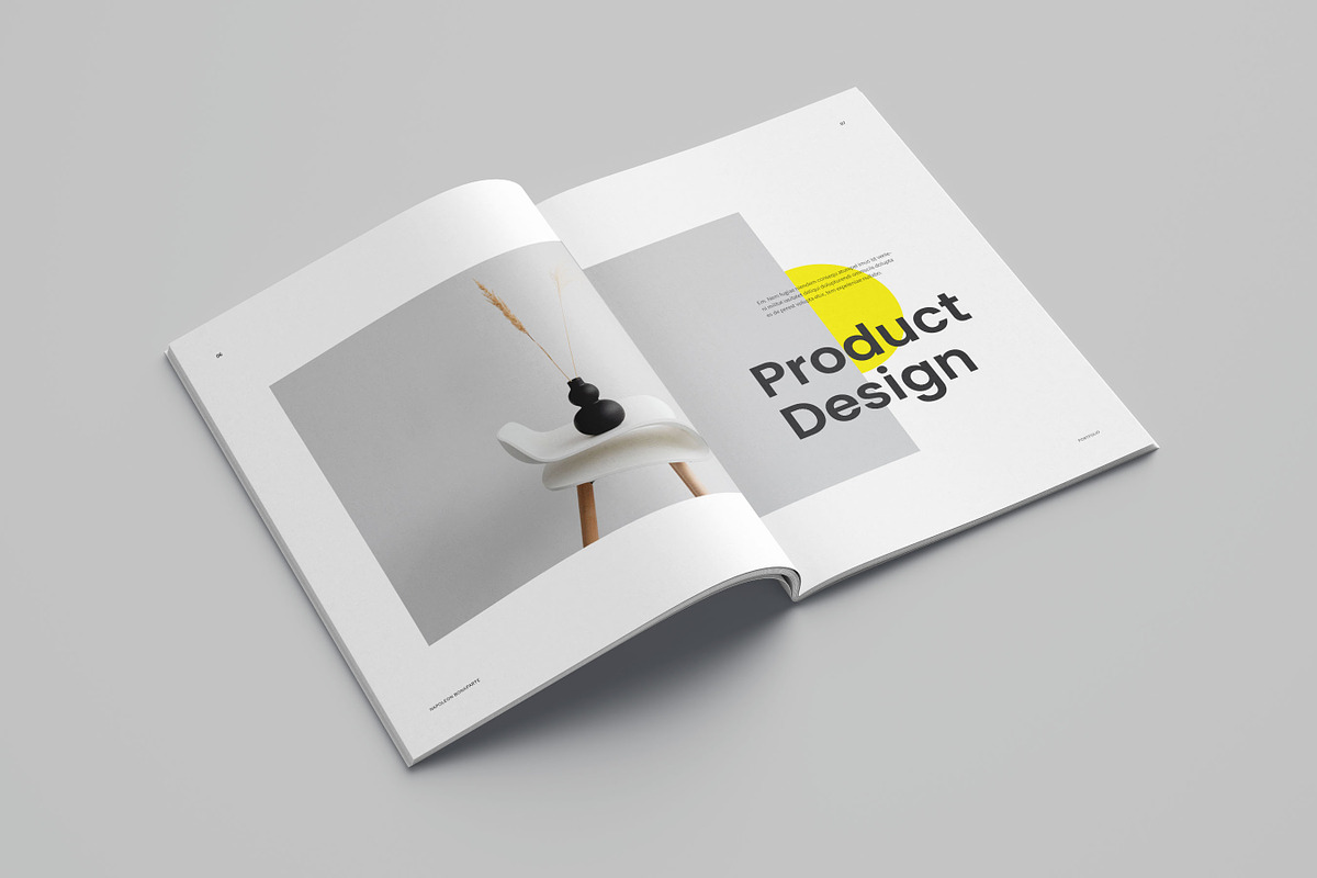 InDesign Portfolio Template, a Brochure Template by Meenom Templates (Photo 5 of 13)