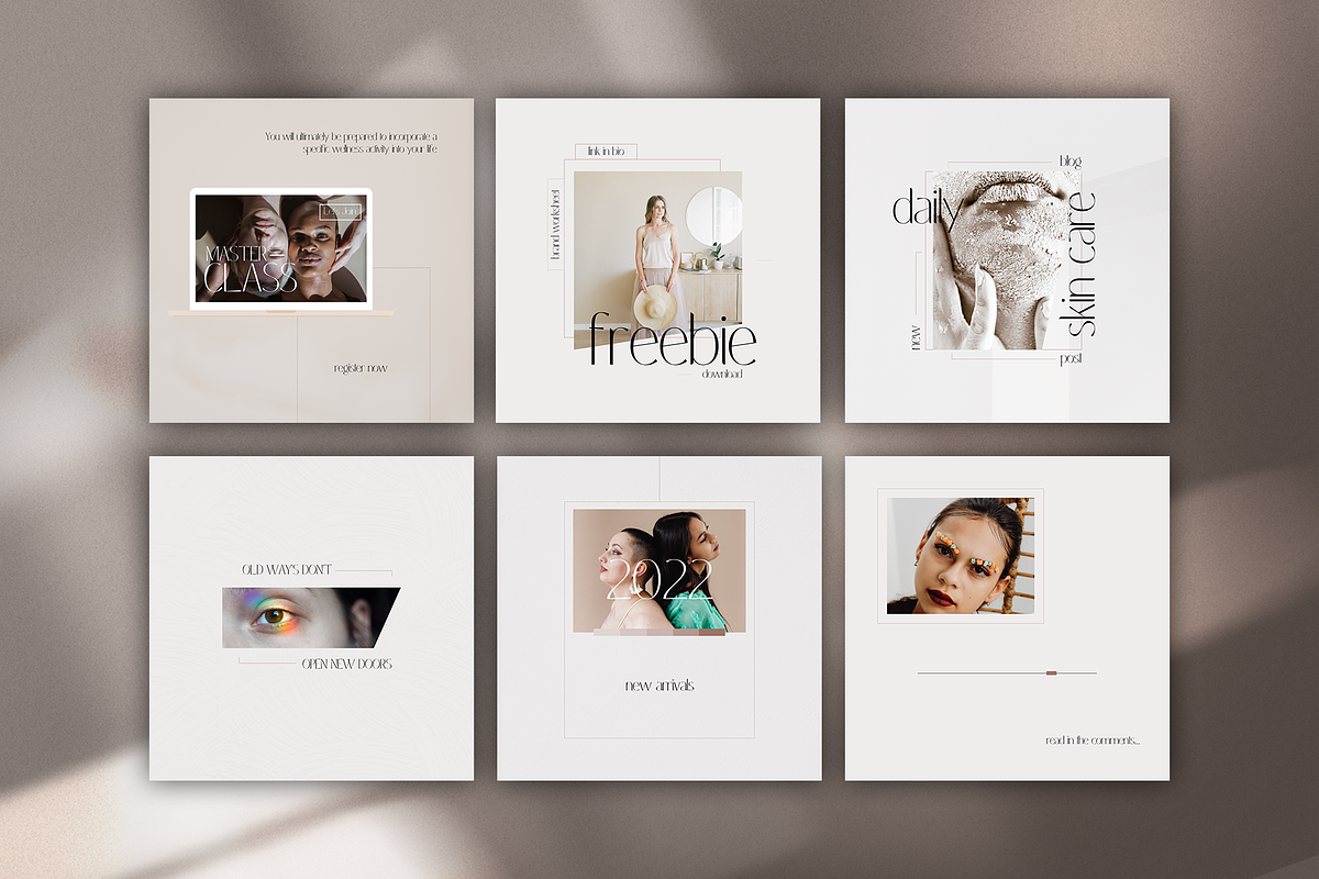 Allure Social Media Kit Canva, a Social Media Template by goodesign (Photo 7 of 14)