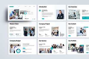 Company Profile Presentation design, a Presentation Template by MightyDesign
