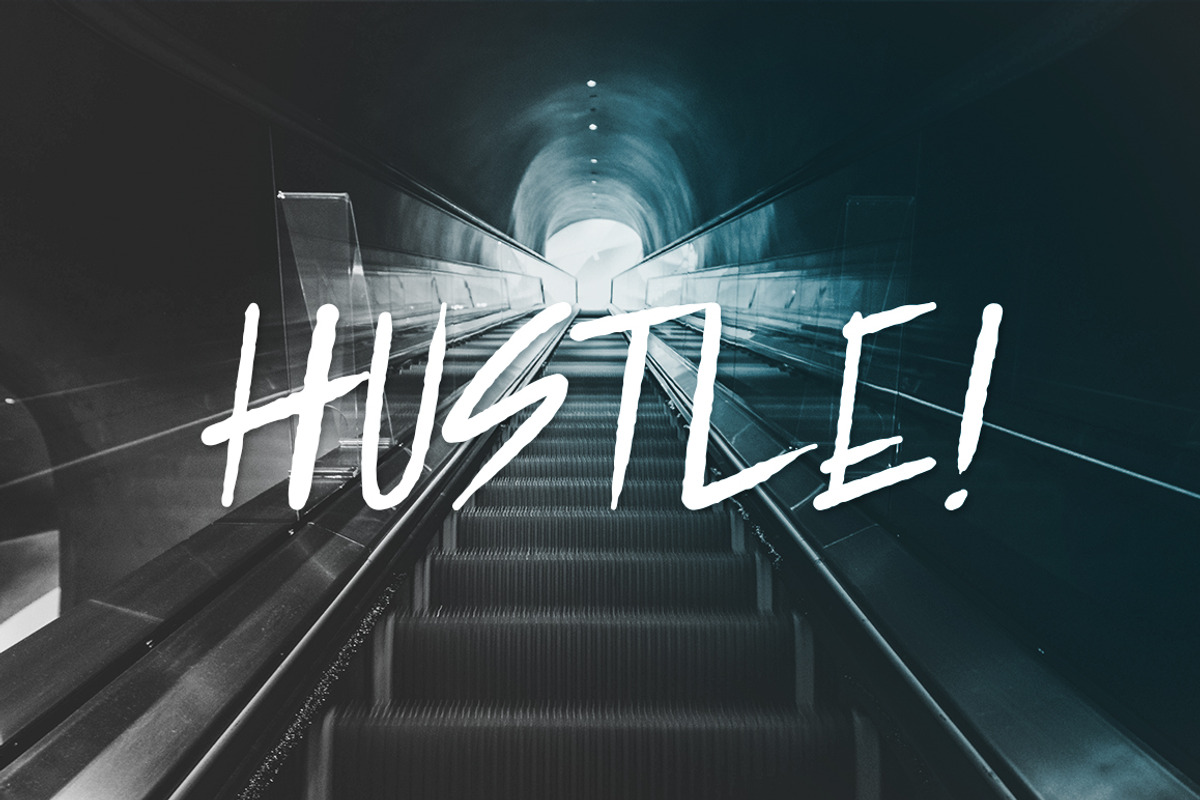 Let's Go Jagged Brush Font preview 4