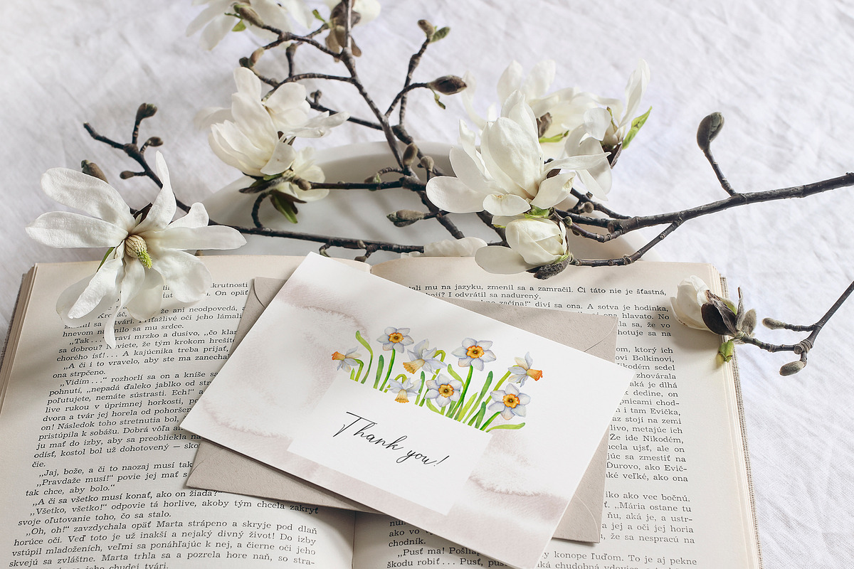Narcissus mood & little things, an Illustration by WatercolorAnn (Photo 11 of 11)