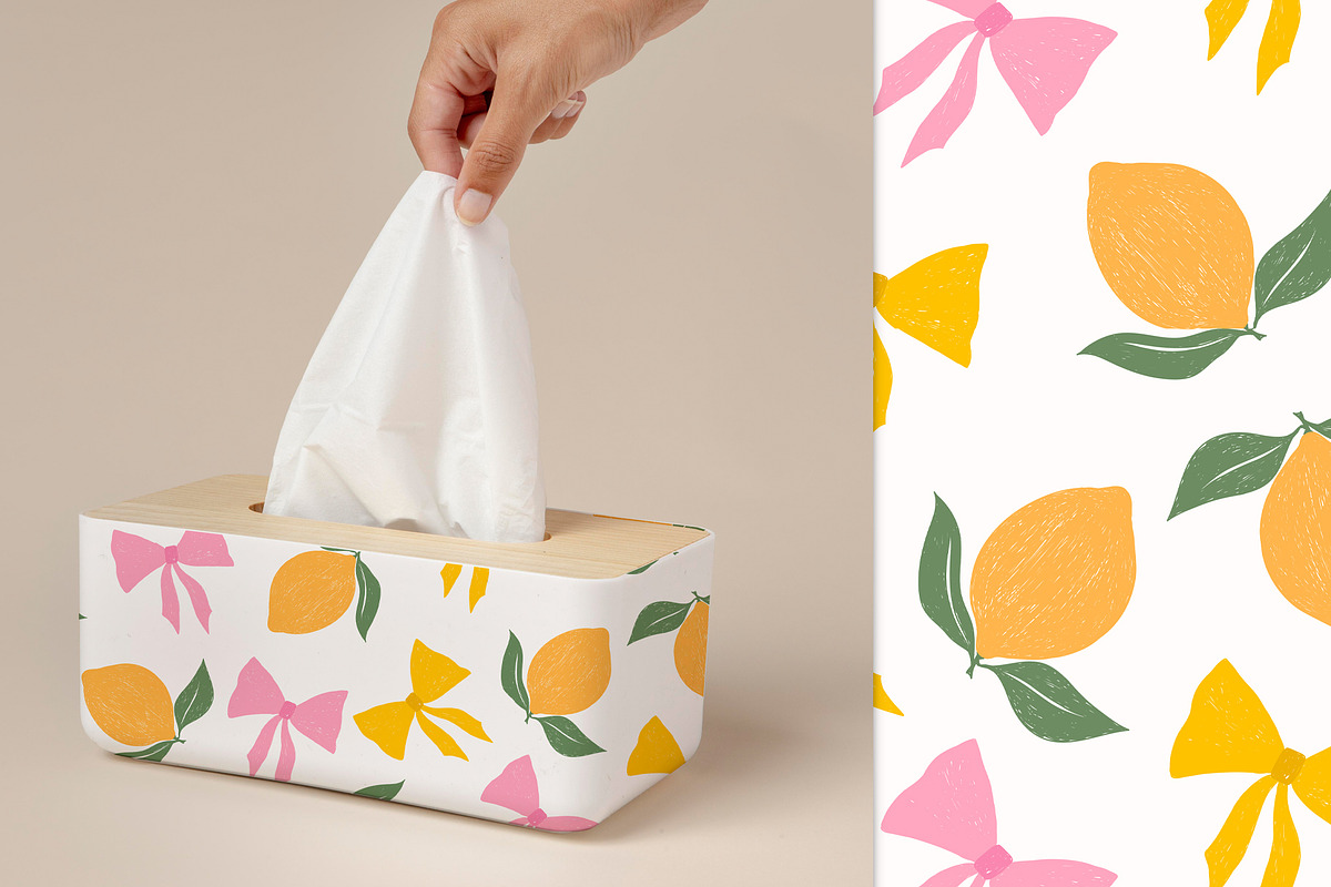 Lemons Pattern, a Pattern Graphic by Groovy Arts (Photo 5 of 5)