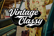 Floating Retro Script Vintage Font, a Handwritten Font by WhymoreArt (Thumbnail 5 of 12)