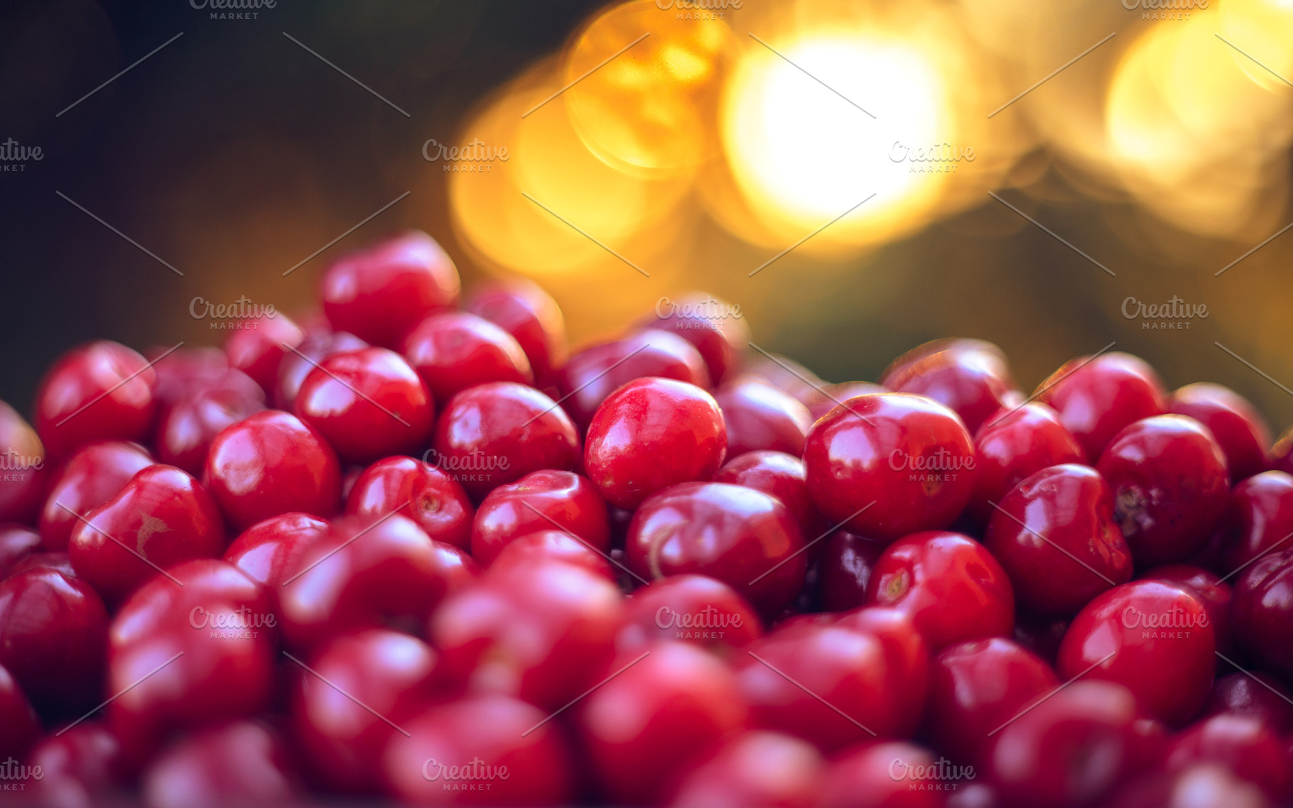 Fresh sweet red cherry in a bowl containing cherry, fresh, and food, a Food & Drink Photo by Mark Borbely