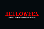 Blood Kalong - Halloween Horror Font, a Sans Serif Font by Iqsiart Studio (Thumbnail 2 of 7)