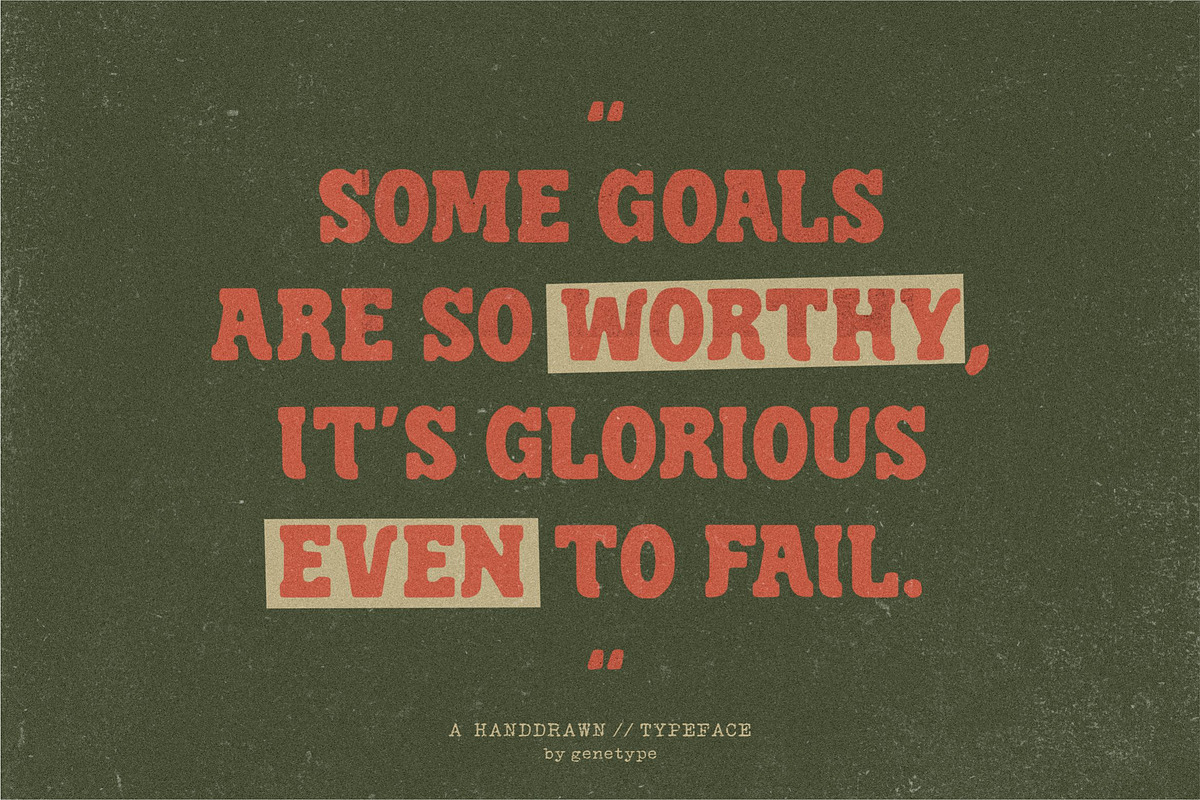 Troops - Vintage Display Font, a Slab Serif Font by Genetype (Photo 8 of 8)