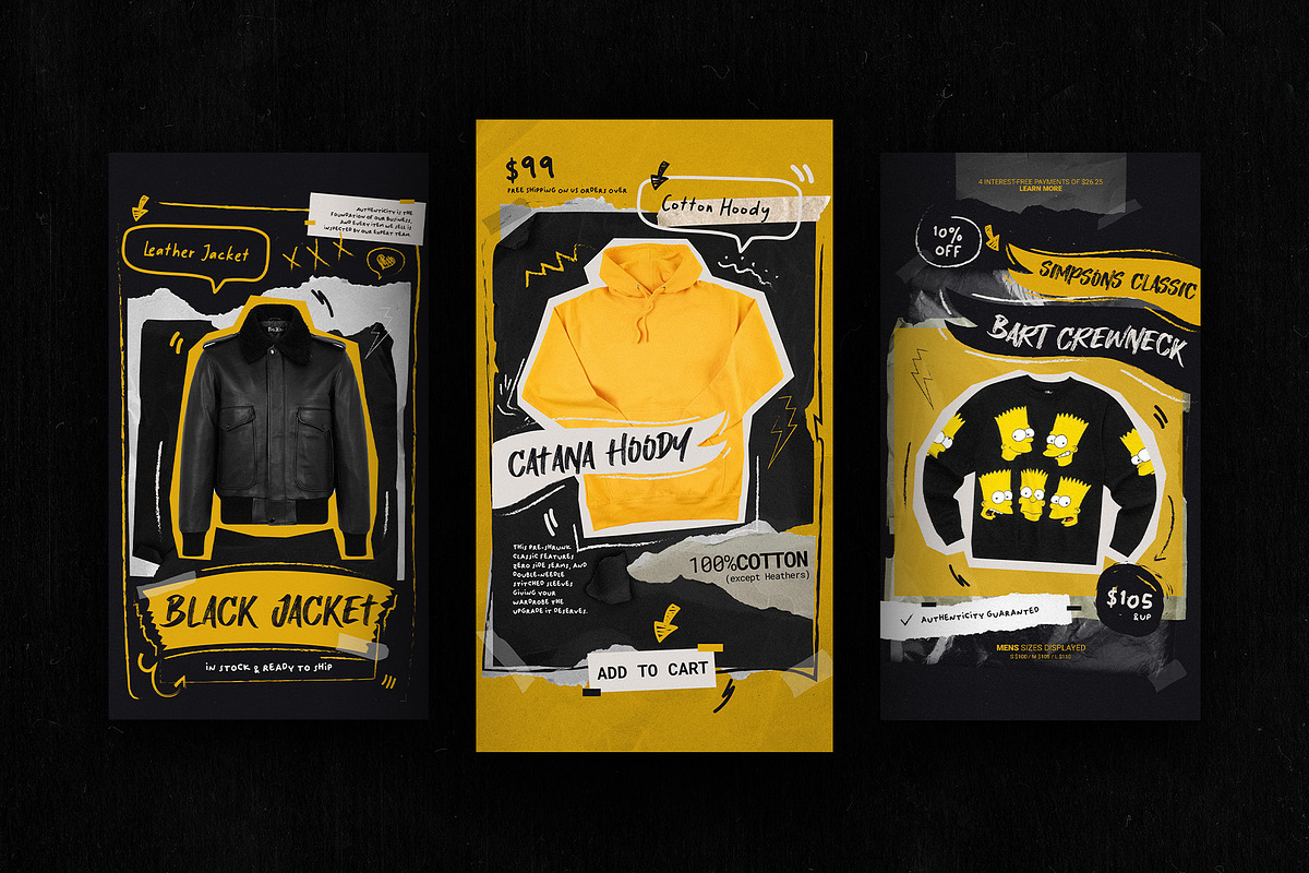 Scribble style Instagram Posts & Sto, a Social Media Template by Pixflow (Photo 3 of 8)