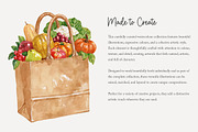 125 farmer's market clip art, a Food Illustration by Poppy Lane Studio (Thumbnail 7 of 10)