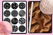 Procreate Leather Fabric brushes, a Brush Add-On by Revabrush (Thumbnail 5 of 6)
