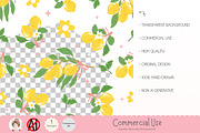 Lemon Seamless Pattern, Yellow Lemon, an Illustration by Chonnieartwork (Thumbnail 2 of 5)