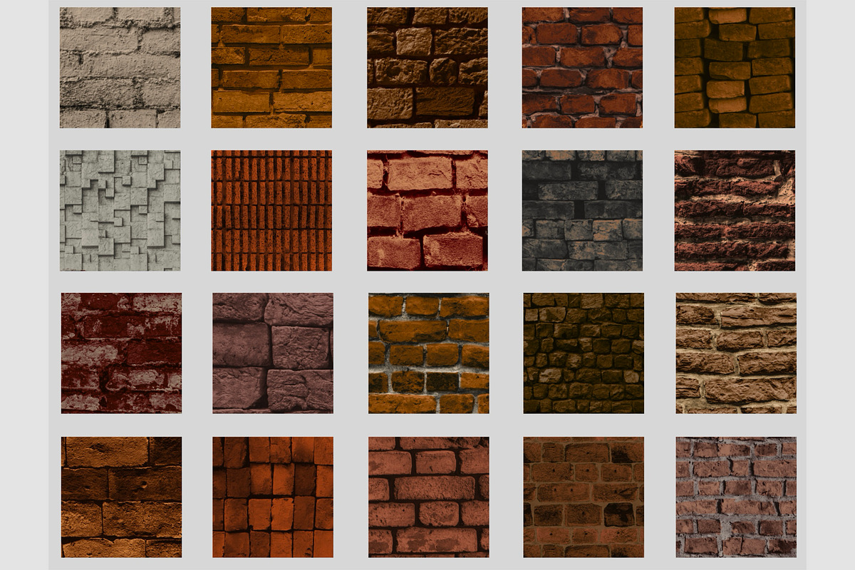 100 Brick Procreate Brushes, a Brush Add-On by TheWhiteCatLab (Photo 9 of 10)