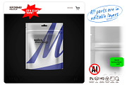 Metallic Stand-up Pouch Mockup, a Packaging Mockup by Reformer Mockup (Thumbnail 1 of 5)