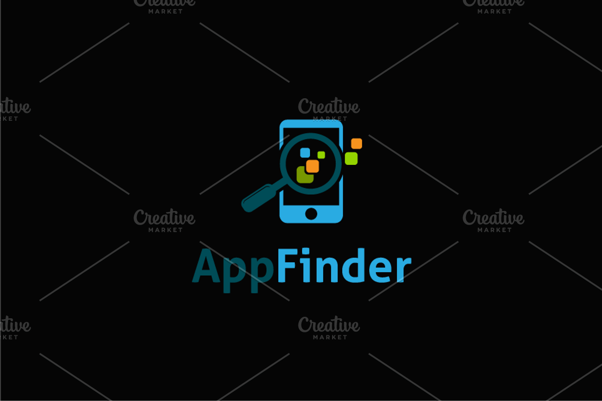 App Finder - Logo Template, a Branding & Logo Template by Twelve.std