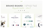 Brand Boards / Style Tiles VOL 3, a Templates & Theme by AM Studio (Thumbnail 1 of 11)
