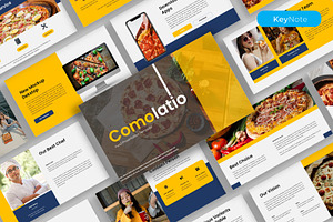 Comolatio – Food Keynote Template, a Presentation Template by kreatifreya
