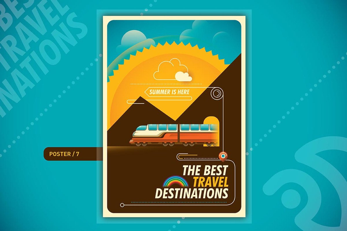 Traveling posters, a Transportation Illustration by Radoman (Photo 8 of 10)
