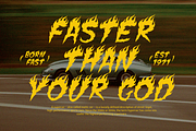 Fire Font | Flames font, a Font by tomatstudio (Thumbnail 2 of 8)