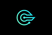 Technology C Letter Logo Template, a Branding & Logo Template by MenkType Studio (Thumbnail 1 of 3)