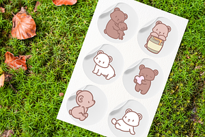 Bears SVG Illustrations - Kawaii