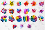 Holi Festival of Color Powder Explos, an Object Graphic by Fine Purple Elephant (Thumbnail 3 of 4)