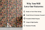 Meadow Flowers Patterns Set, a Pattern Graphic by Ninterints (Thumbnail 4 of 20)