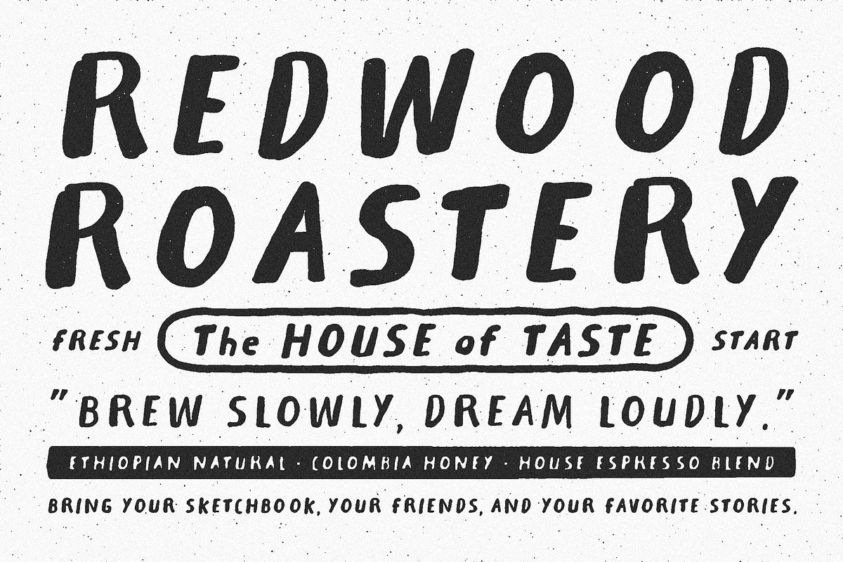 Feztiva - Handwritten Display Font, a Handwritten Font by Typeparties (Photo 2 of 8)