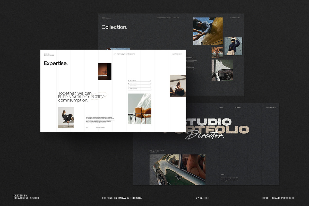 Expo | Brand Portfolio, a Presentation Template by creathrivestudio (Photo 1 of 10)