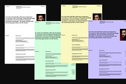 Don | CV / Resume template, a Resume Template by CV house (Thumbnail 3 of 5)