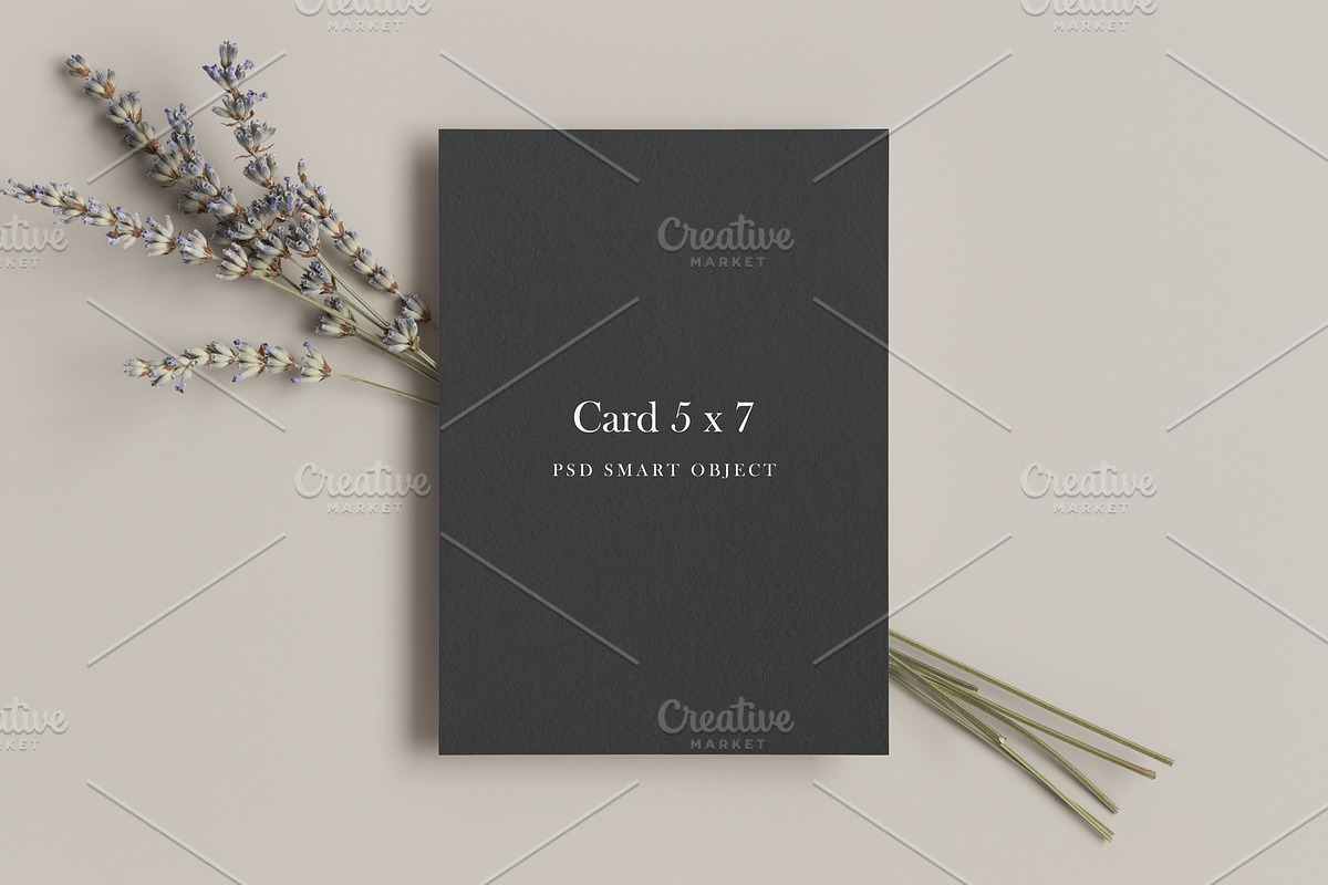 Card Mockup 5x7, PSD, a Print Template by Snoflinga (Photo 4 of 4)
