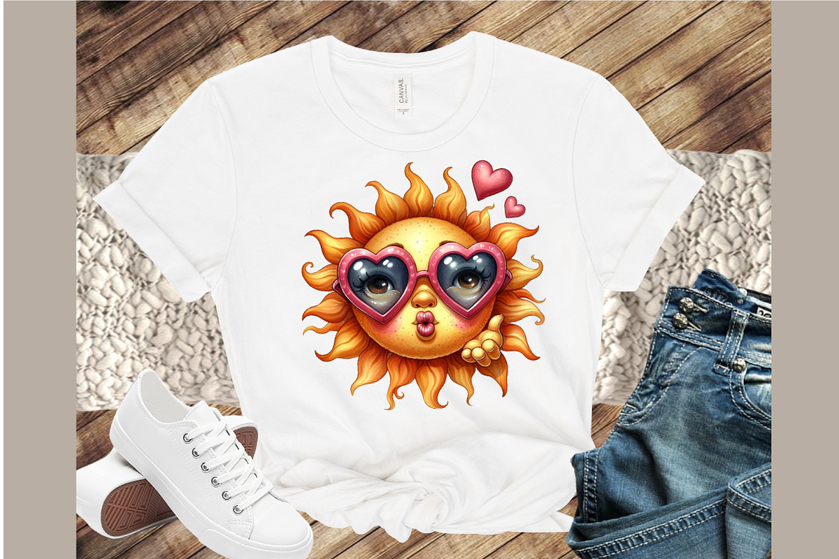 Watercolor Summer Funny Character Cl, an Illustration by Sublimation Artist (Photo 4 of 6)