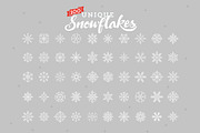50 unique snowflakes icon, an Outline Icon by VectorBakery (Thumbnail 3 of 5)
