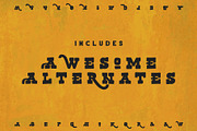 Rowdy, a Slab Serif Font by Midnight Grim (Thumbnail 4 of 8)