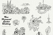 New Perennial Garden Wedding, a Decorative Illustration by divanovskaya_nv (Thumbnail 13 of 27)