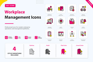 Workplace & Document Icons