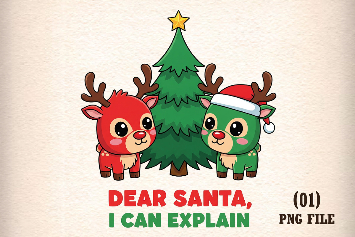 Dear Santa, I Can Explain Christmas, an Illustration by DreamArtGraphic (Photo 1 of 5)