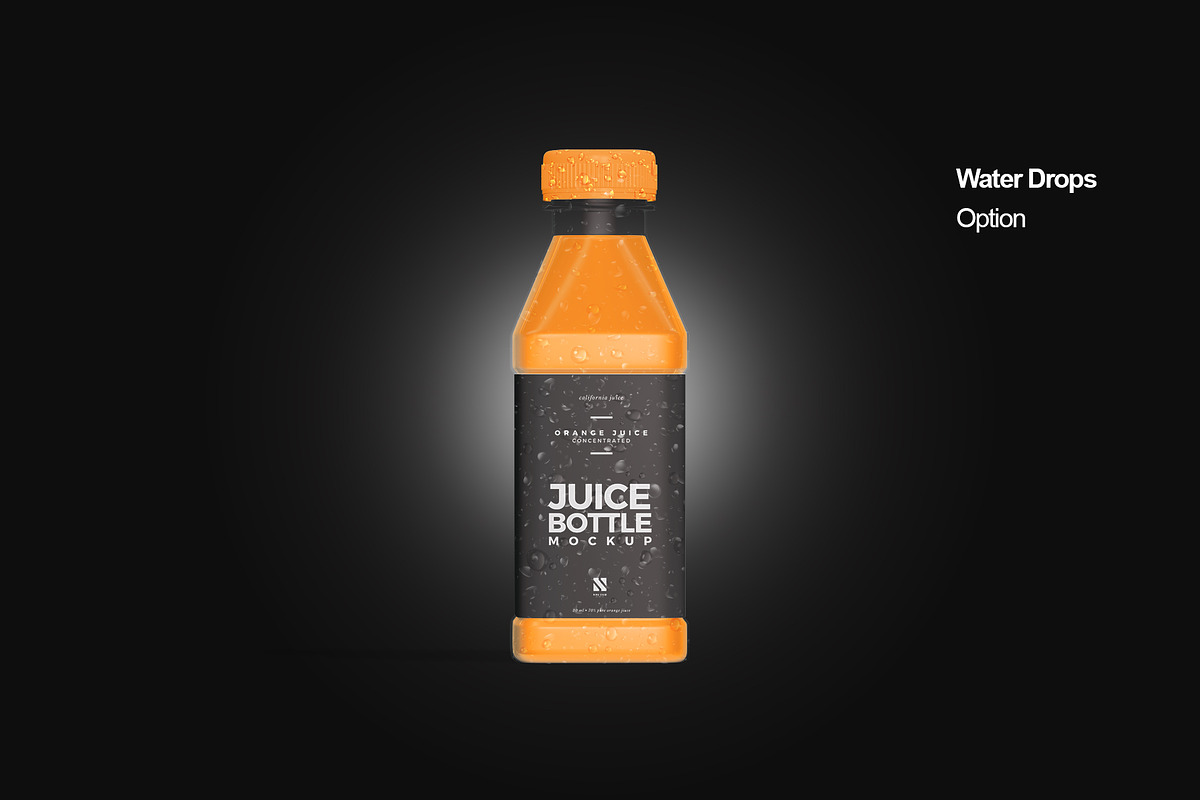 Juice Bottle Mockup, a Packaging Mockup by Nina Shaw (Photo 10 of 17)