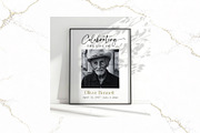 Funeral Welcome Sign B&W Canva FR001, a Poster Template by TyphoonStudio (Thumbnail 3 of 8)