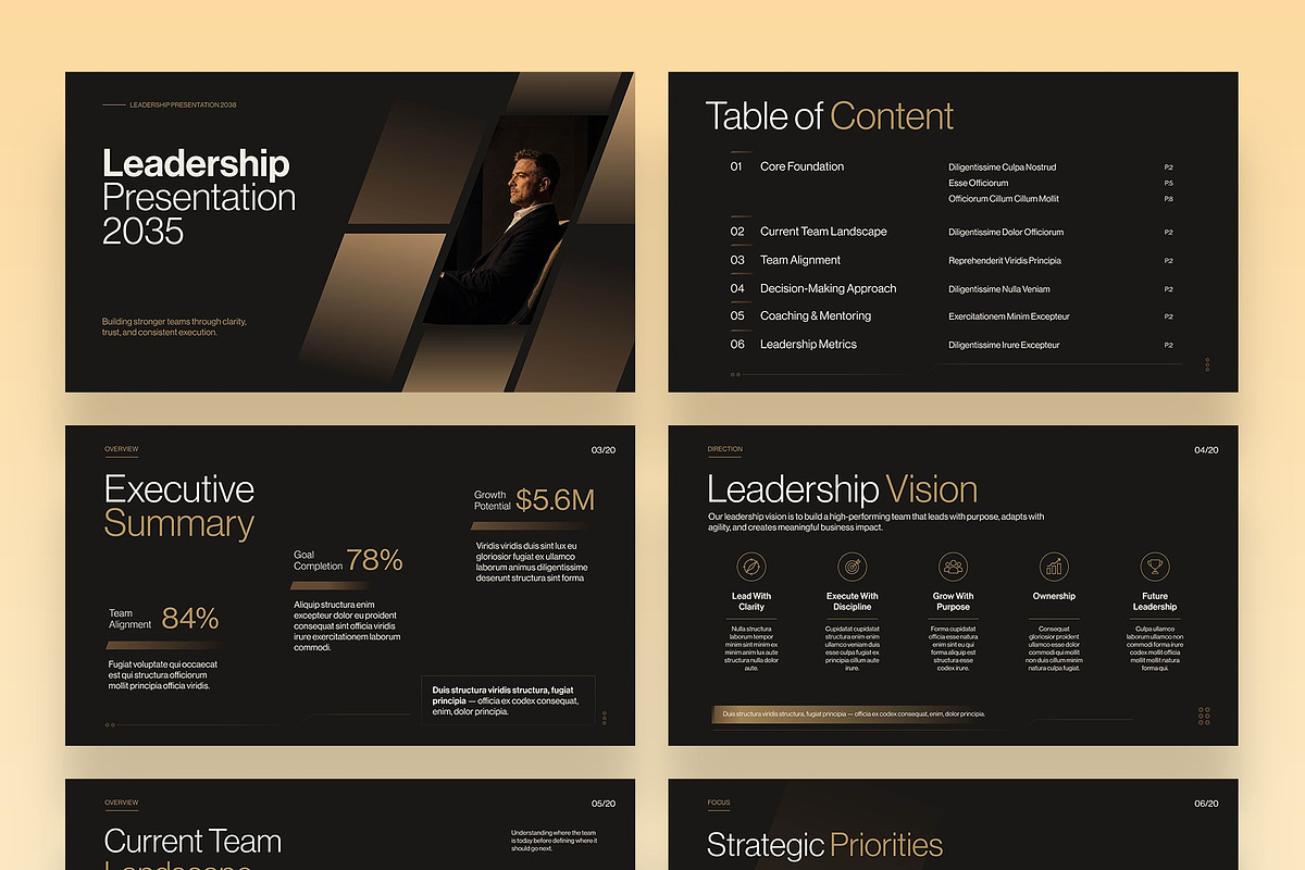 Leadership Presentation Template, a Presentation Template by BrandPacks (Photo 7 of 7)