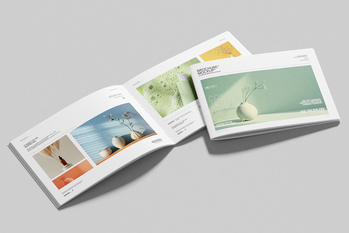 FOLIO / A4 Landscape Brochure Mockup, a Books & Magazine Mockup by ...